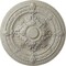 Ekena Millwork Vincent Ceiling Medallion (Fits Canopies up to 6"), Hand-Painted Pot of Cream Crackle, 26"OD x 3"P CM26VIPCC - alternate 1